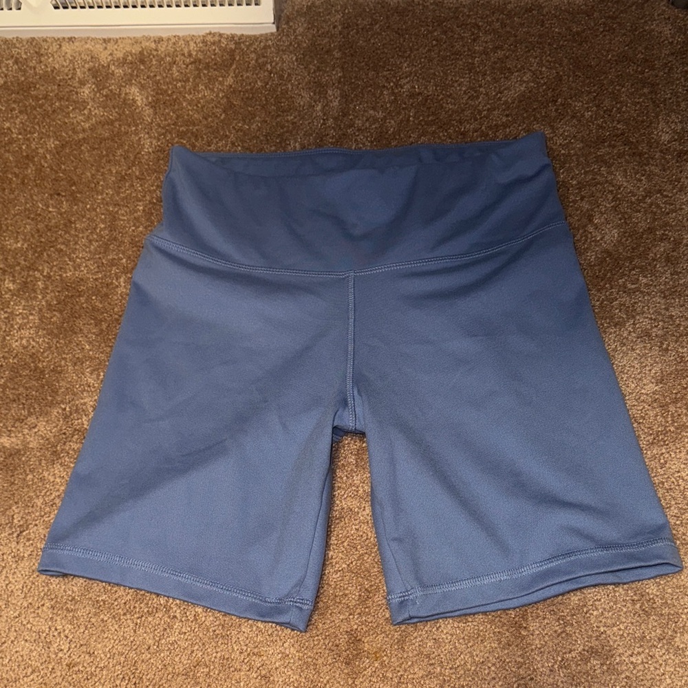 Jockey Women's Blue Biker Spandex Shorts